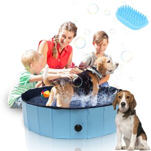 Einfeben - Piscine pour chien Piscine Doggy Baby Jouet professionnel pliable 12030CM - bleu - Publicité