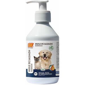 - Huile de saumon pour chien et chat : 250ml