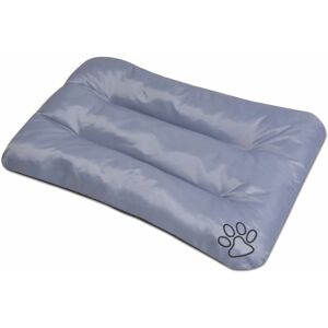 HELLOSHOP26 Matelas pour chiens l gris lit couchage panier animaux de compagnie 90 x 60 cm - Gris - Publicité