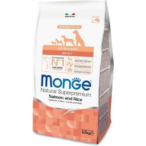 - croquettes pour chiens au saumon et au riz 2,5 kg