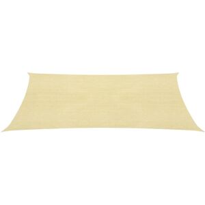 Helloshop26 - Parasol en pehd rectangulaire 2 x 4 m beige - Publicité