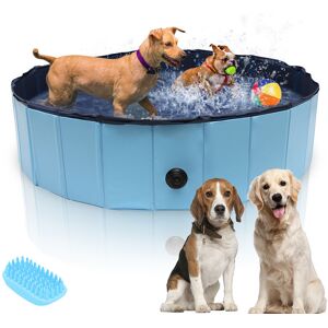 Piscine pour chiens Piscine portable pour animaux Jouets pour chiens Piscine pliable 120x30CM - Tolletour - Publicité