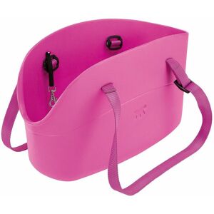 Ferplast - with-me Sac en résine pour le transport de chiens de petites tailles, différentes couleurs. Variante - Mesures: 21.5 x 43.5 x h 25 cm - Fuchsia - Fuchsia - Publicité