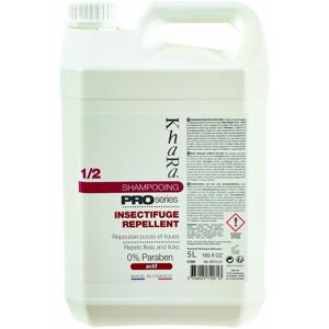 - Shampooing insectifuge chien : 5 litres