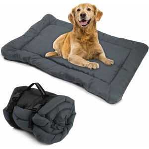 Aorsher - Tapis pour Chien Lit pour Chien Portable Coussin pour Imperméable Grande Couverture de Voyage Extérieur pour Animaux de Compagnie Multifonction Matelas, 90x60 cm (Gris) - Publicité