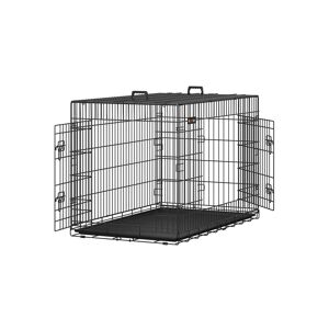 Feandrea Cage pour chien pliable transportable, Noir / 122 x 76 x 81 cm - Publicité