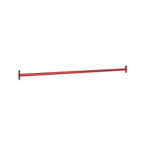 VIDAXL Barre de retournement 125 cm Acier Rouge - Publicité