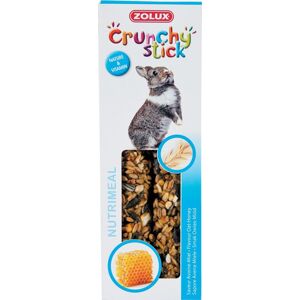 Zolux Crunchy Stick Lapin Avoine/Miel 115g - Publicité