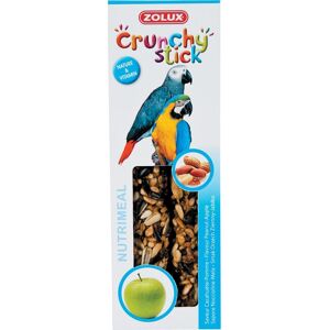 Zolux Crunchy Stick Perroquet Cacahuete/Pomme 115g - Publicité