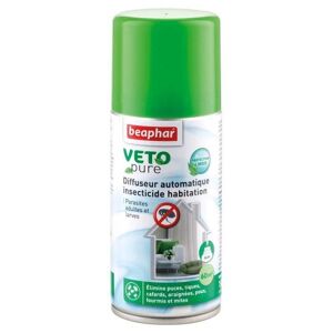 Beaphar Diffuseur Automatique Insecticide Vetopure - Pour Chien Et Chat - 150ml - Publicité