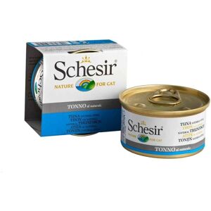 Boîte Pâtée Au Thon Au Naturel Pour Chat - Schesir - 85g - Publicité