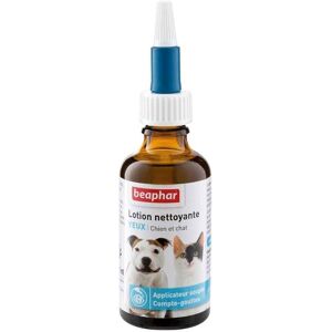 Beaphar - Lotion Nettoyante Des Yeux Avec Applicateur Souple Pour Chiens Et Chats - 50ml - Publicité