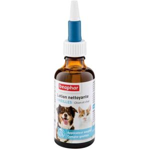 Beaphar - Lotion Nettoyante Des Oreilles Avec Applicateur Souple Pour Chiens Et Chats - 50ml - Publicité