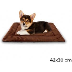 3002 Matelas Doux En Velours Pour Chiens Taille S Marron 42 X 30 Cm - Publicité