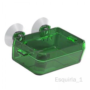 3 Conteneur Alimentaire Terrarium Pet Supplies Perroquet 9x6x3.5cm Vert - Publicité