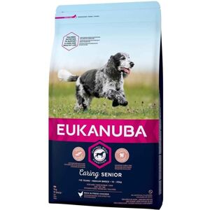 Croquettes Caring Senior Medium Poulet Pour Chien - Eukanuba - 3kg - Publicité