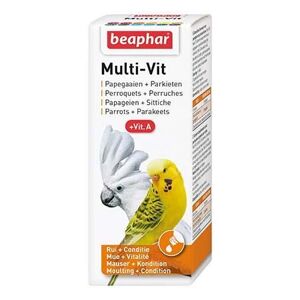 Beaphar Multi-Vitamines, Perruches Et Perroquets - 50 Ml - Publicité