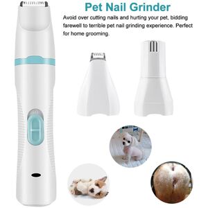 Bon66 Chat Rasage Maison Sans Fil Électrique Broyeur À Ongles Pour Animaux De Compagnie Lissage Indolore Pour Chiens Portable À Faible Bruit Usb Rechargeable Tondeuse - Publicité