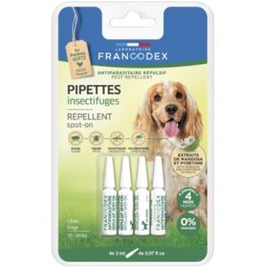 Pipettes Insectifuges 3283021752234 Hygiene Animal Animaux Chien Dog Anti Puces Tiques Antiparasitaire Repulsif Soins Comasound Kartel Csk Online