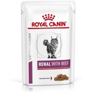 Royal Canin Pâtée Renal Boeuf Chat 12x85g - Veterinary Health Nutrition - Publicité