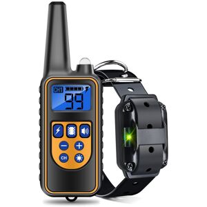 Taille Pour 1 Chien Noir Collier De Dressage De Chien Électrique Avec Télécommande Collier Pour Animaux De Compagnie Rechargeable Étanche Avec Écran Lcd Pour Tous Les Chiens De Taille 40% De Réduction - Publicité