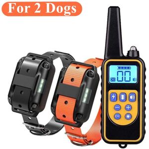 Taille Je Collier De Dressage De Chien Étanche Collier D'écorce De Chien Télécommande Pour Animaux De Compagnie Rechargeable Anti Aboiement Dispositif Toutes Les Tailles Chiens Usb Charge - Publicité