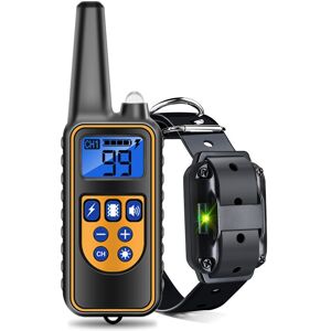 Taille Un Ensemble Nouveau Collier De Dressage De Chien Lcd Électrique Étanche Rechargeable Télécommande Pour Toutes Les Tailles Choc Vibration Son 50% Off - Publicité