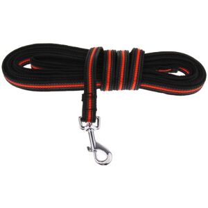 Cuticate Laisse Dressage Chien/Laisse Educative/Sangle Pour Chien Noir Orange - Publicité