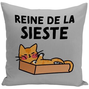 Housse De Coussin 40x40 Cm Reine De La Sieste Chat Animaux De Compagnie - Publicité