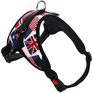 8-S -Petit Moyen Grand Chien Harnais K9 Collier Réfléchissant Gilet Harnais Pour Chiens Dressage D'animaux Husky Alaskan Bulldog - Publicité