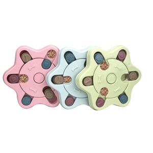 Chien Puzzle Jouets Gamelle Pour Ingestion Lente Interactive Augmentation Chiot Iq Distributeur De N Hexagonal 1pc Pink - Publicité