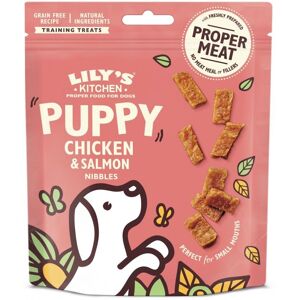 Lily's Kitchen - Friandises Petites Bouchées Poulet Saumon Pour Chiot - 70g - Publicité