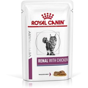 Royal Canin Veterinary Diet Cat Renal Poulet Mousse - Sachets 12x85g - Publicité