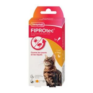 Beaphar Fiprotec Chat Solution Spot-On - 1 Pipettes - Publicité