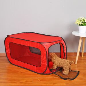 Tente Rectangulaire Pliable Portable Pour Animaux De Compagnie, Cage De Parc Pour Chien, Clôture, Chenil Pour Chiot, Jouet D'entraînement Pour Chat, Lapin, Tunnel De Jeu Pour Animaux De Compagnie - Publicité