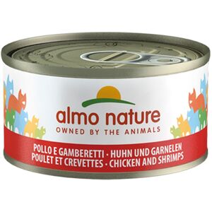 20x70g Poulet, Crevettes Almo Nature Legend Nourriture Humide Pour Chat + 4 Boîtes Offertes !