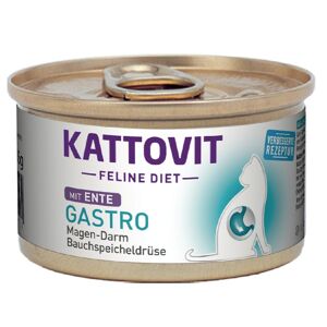 6x85g Kattovit Gastro Canard - Pâtée Pour Chat - Publicité