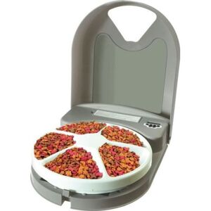 - Distributeur De Croquettes Automatique Eatwell Pour Chien/Chat , Jusqu'a 5 Repas- Programmable - Plateau Lavable Petsafe