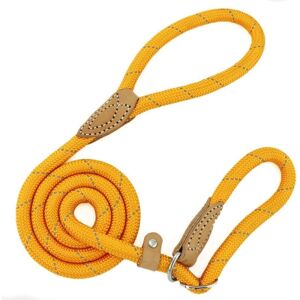 Laisse Dressage Chien Lasso Laisse Réfléchissant Laisse Pour Chiens Petits, Moyens, Grands Et Très Lourds - 1,0cm De Diamètre X 150cm De Longue(Orange) - Publicité