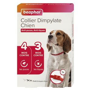 Beaphar Collier Dimpylate Anti-Puces Et Tiques, Petit Chien Et Moyen Chien - Publicité