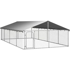 Vidaxl Chenil D'extérieur Avec Toit Pour Chiens 600x300x150 Cm - Publicité