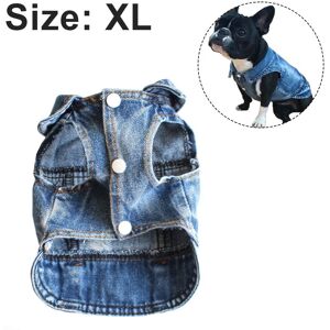 Veste En Jean Pour Chien, T-Shirt En Jean Bleu Pour Chiot, Vêtements Pour Chien Lavables En Machine, Vêtements Confortables Et Cool.--Xl - Publicité