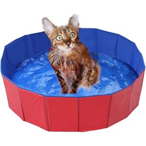 Piscine Pliable Pour Chiens Et Chats, Pvc Écologique, Antidérapant, Avec Vanne De Vidange, Pour Chiens Et Chats, 50 X 8 Cm - Publicité