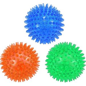 3-Pack Squeaky Dog Ball Toys,Dogs Chew Spiky Ball, Jouet De Piscine Pour Chien Flottant, Jouets À Mâcher De Chien Pour L?Ennui - Publicité