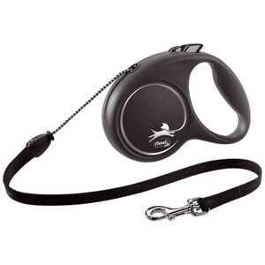 Laisse Pour Chien Flexi Black Design 5 M Taille M Silver