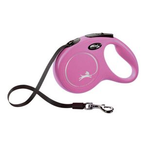 Laisse Pour Chien Flexi New Classic 3m Rose Taille Xs