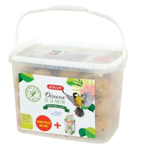 Boules De Graisse Pour Oiseaux 90gr 50 Pcs Zolux - Publicité