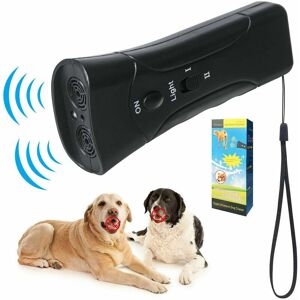 Lechuang Répulsif À Ultrasons Pour Chien - Double Canal - Appareil Anti-Aboiement 3 En 1 - Outil De Dressage Pour Chien Avec Lampe De Poche Ledaccessoires De Dressage Pour Chien - Publicité