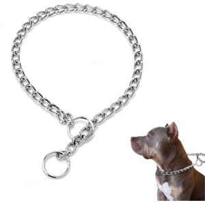 Collier Chien Collier Étrangleur Chien En Acier Collier De Dressage Pour Chien Réglable Solide Pour Animaux De Compagnies (2mmx40cm) Carivent - Publicité