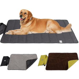 Coussinets Pour Chiens. Tapis Portatif Pliant Multifonctionnel Pour Animaux De Compagnie. Gris. Convient Pour L'int¿¿Rieur Et L'ext¿¿Rieur. Le Tapis Imperm¿¿Able Et Chaud Pour Animaux De Compagnie Peut ¿ºtre Lav¿¿ ¿¿ L'eau. ( - Publicité